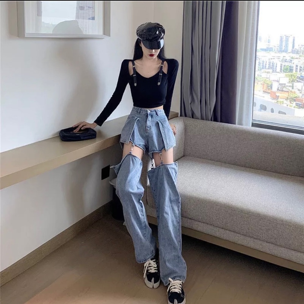 Korean style jeans. All are brand news style.